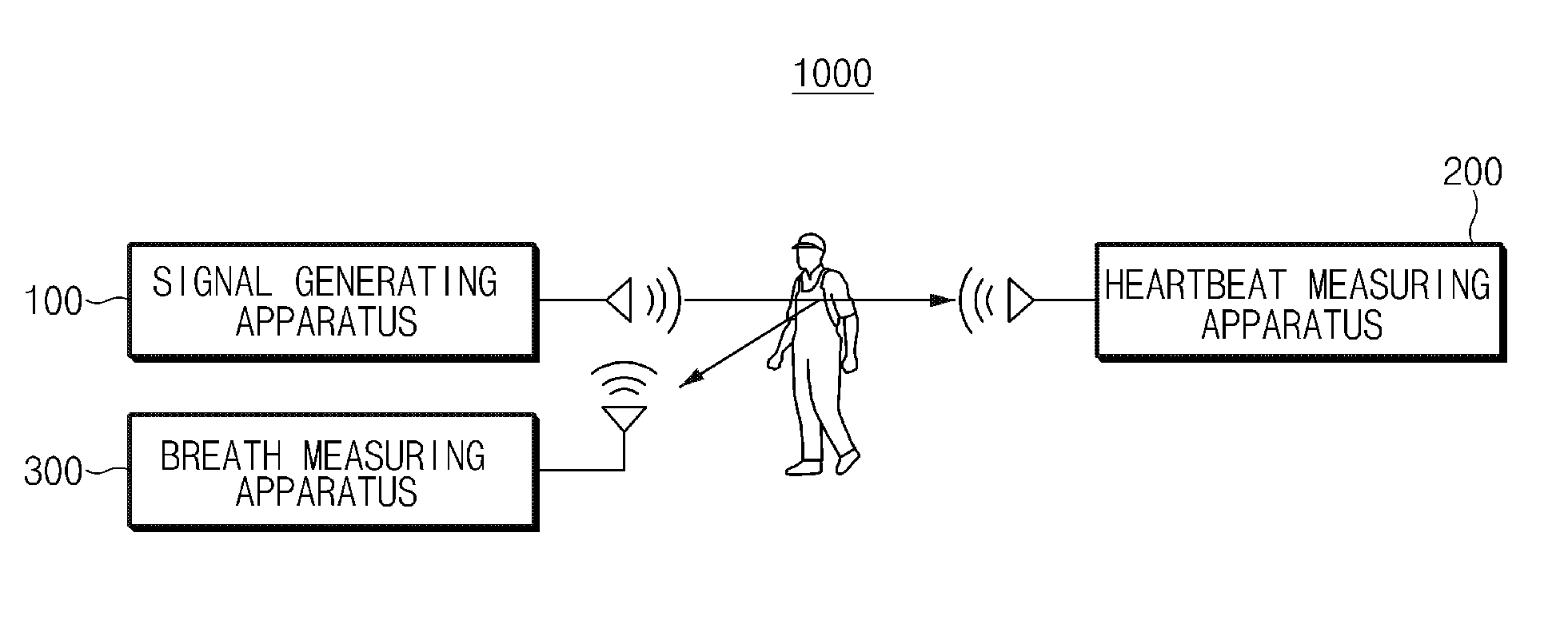 Heartbeat measuring apparatus, heartbeat measuring method and driver monitoring system