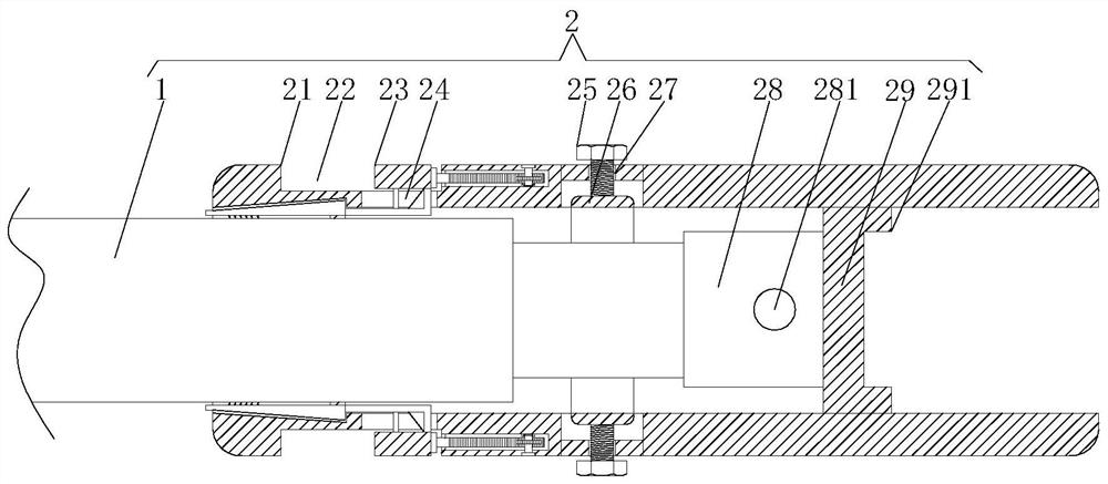 A large-length high-voltage cable clamping head and its assembly method