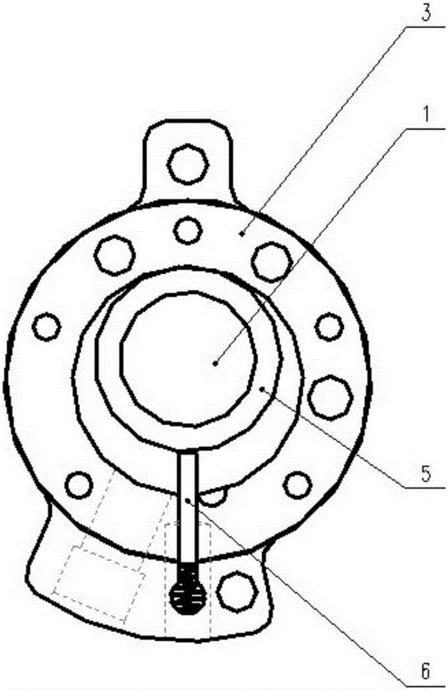 Rolling rotor type compressor