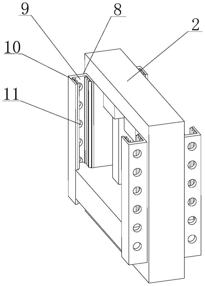 Elevator guide rail structure