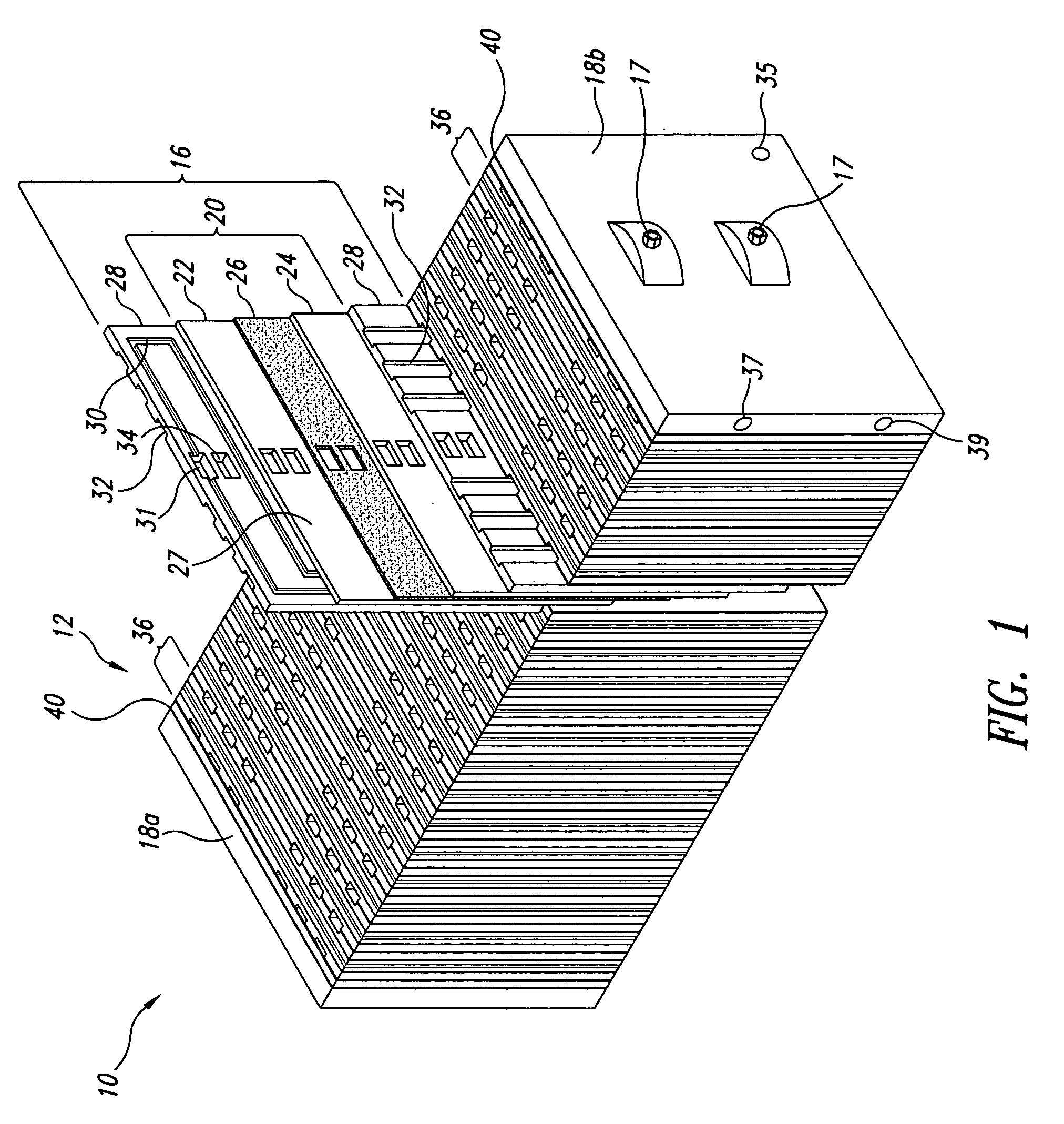 Integrated current collector and electrical component plate for a fuel cell stack