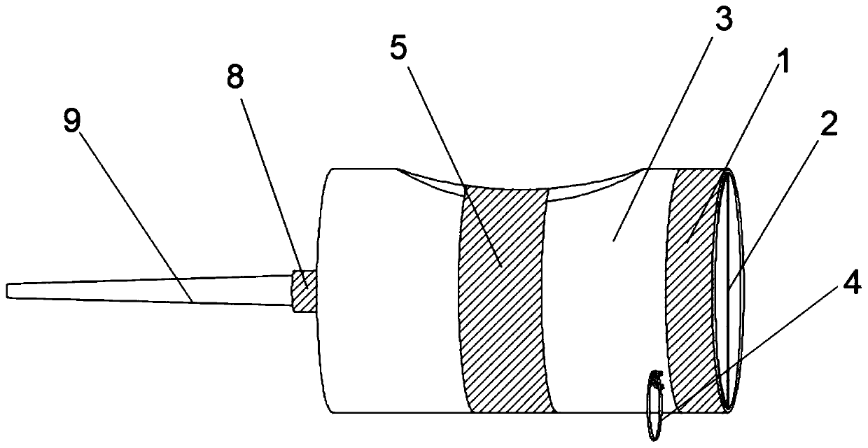 Sealant extrusion device for split type decoration and convenient to dismantle