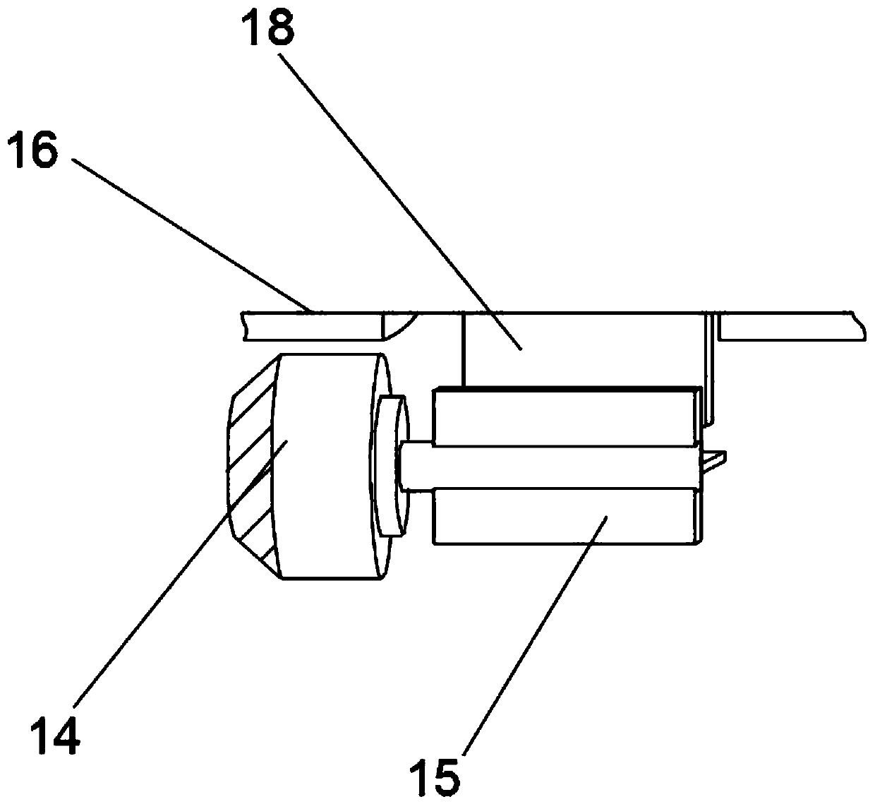 Sealant extrusion device for split type decoration and convenient to dismantle