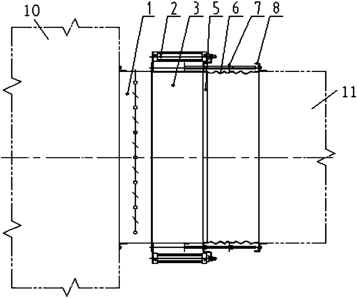 A pipeline safety protection device