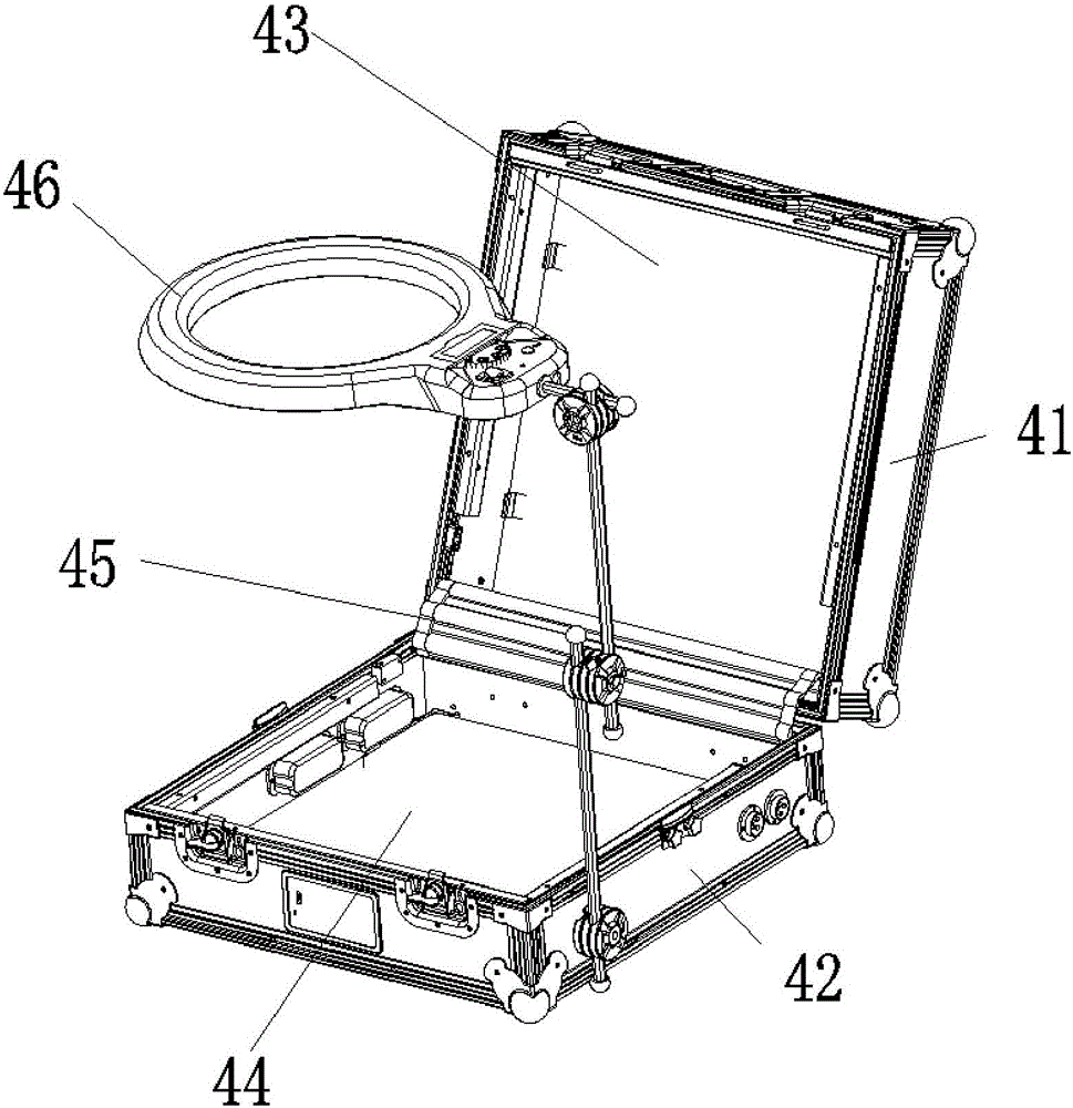 Object appearance panorama shooting method and portable shooting system