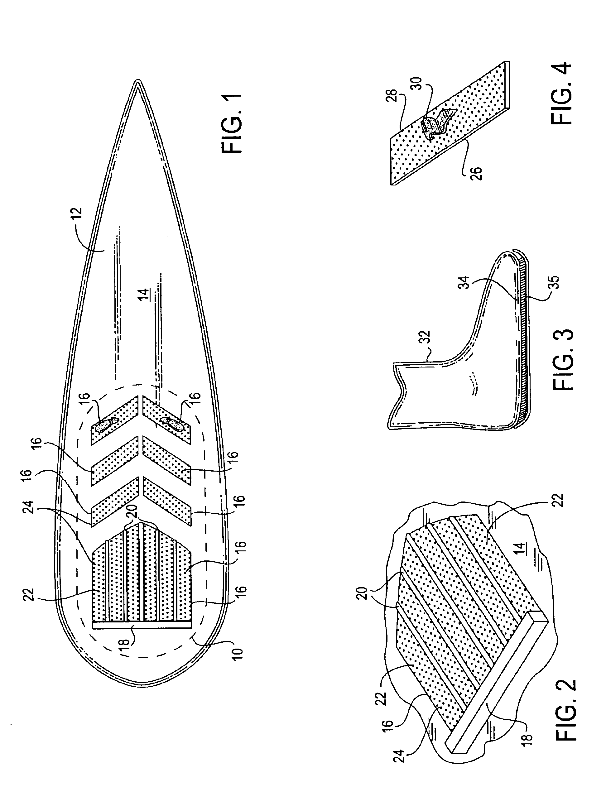 Sport board control device and footpiece