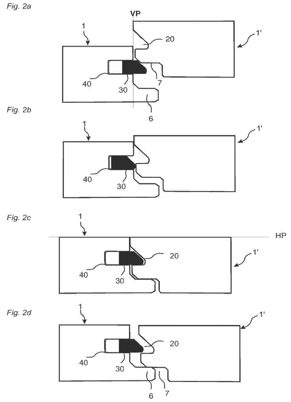 Mechanical locking system for floor panels