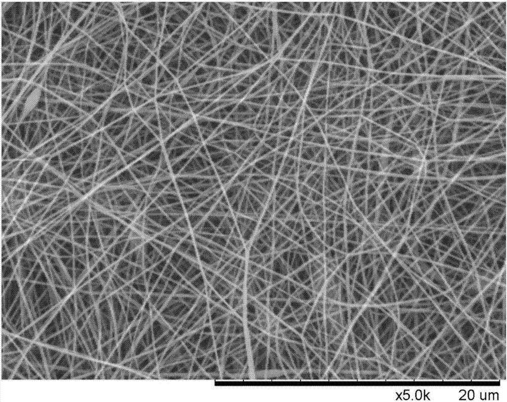 Method for preparing graphene oxide monolayer modified polyacrylonitrile nanofiber membrane