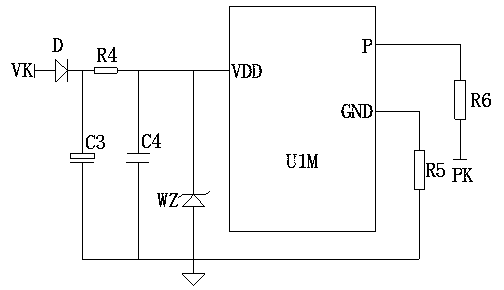 A power supply for LED lamps with timing power reduction