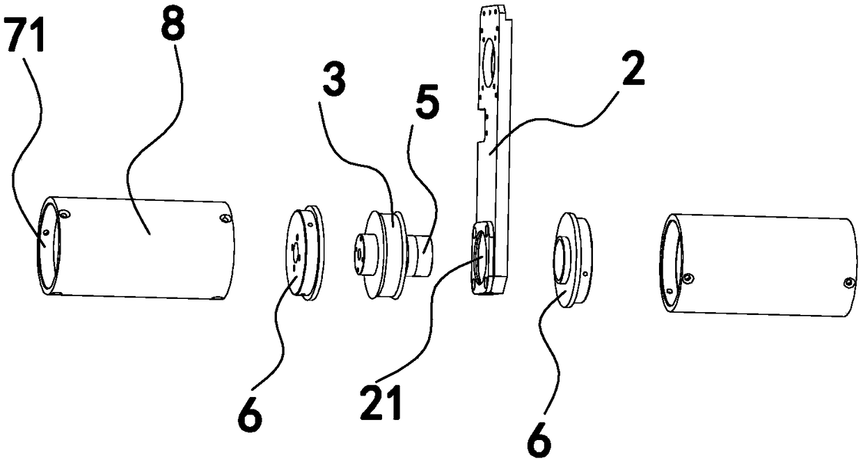 A friction wheel separation device and separation method using bionic materials