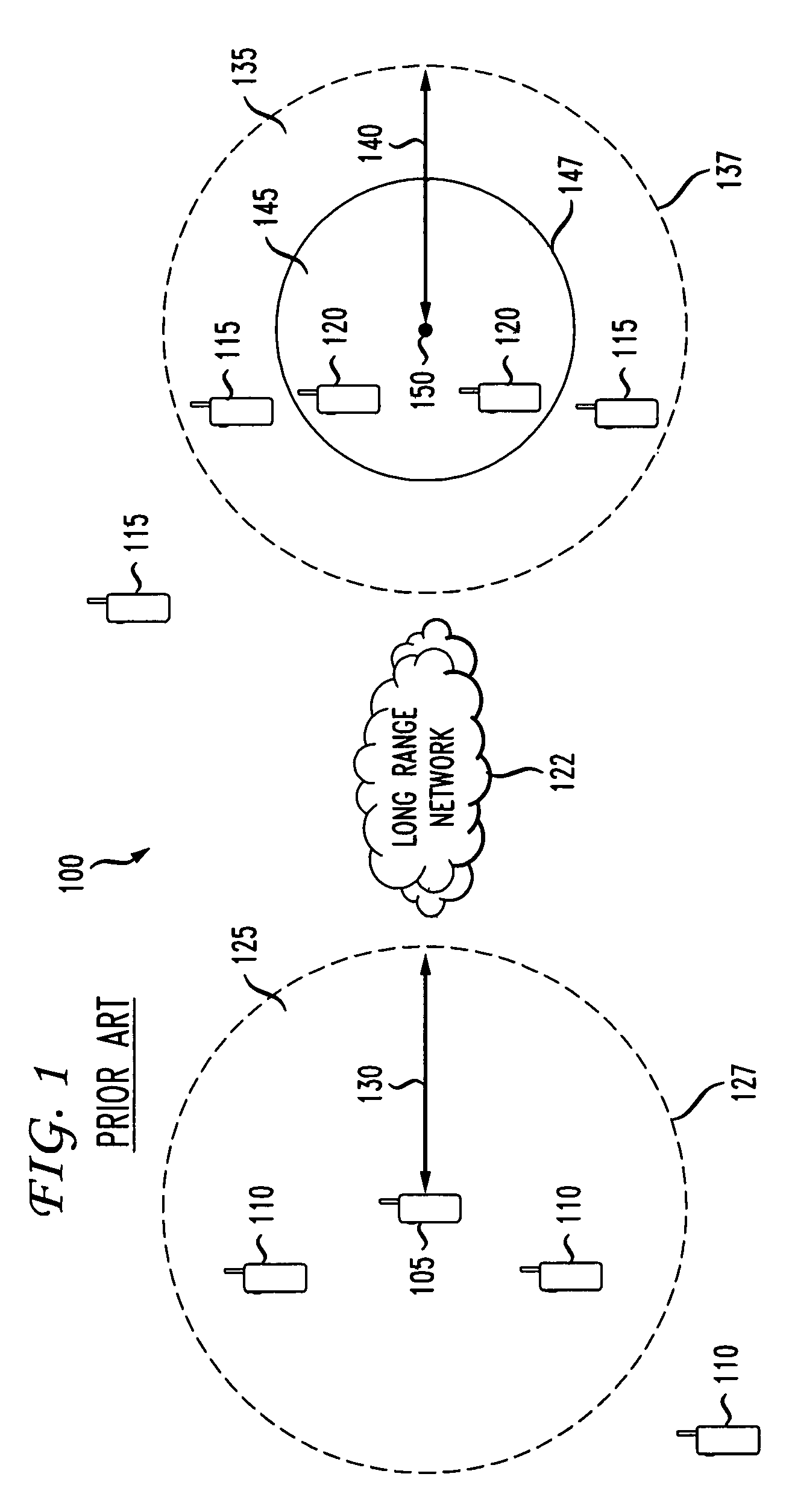 System and method for geocasting in a mobile ad hoc network