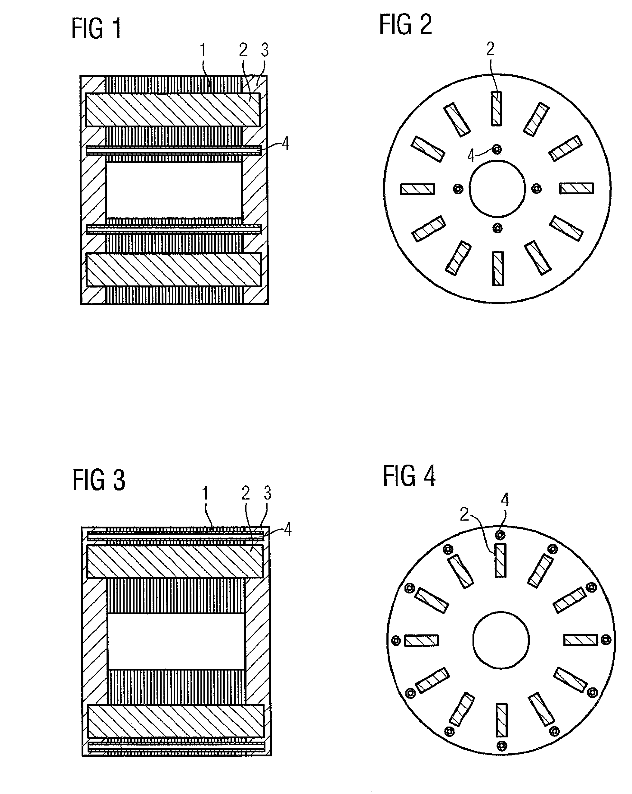Cooling system for an asynchronous rotor