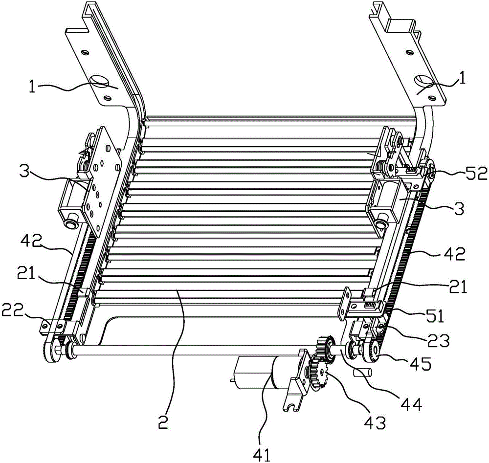 Gate mechanism with self-locking function