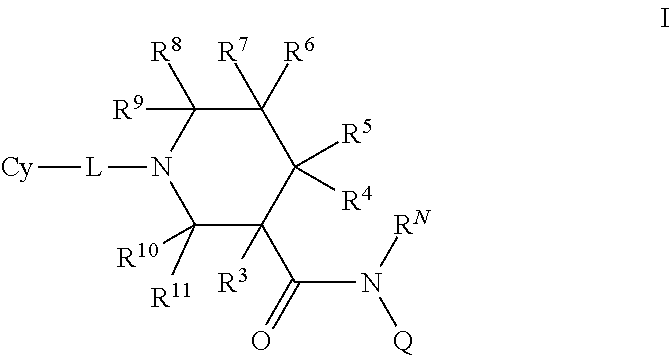 N-substituted piperidines and their use as pharmaceuticals