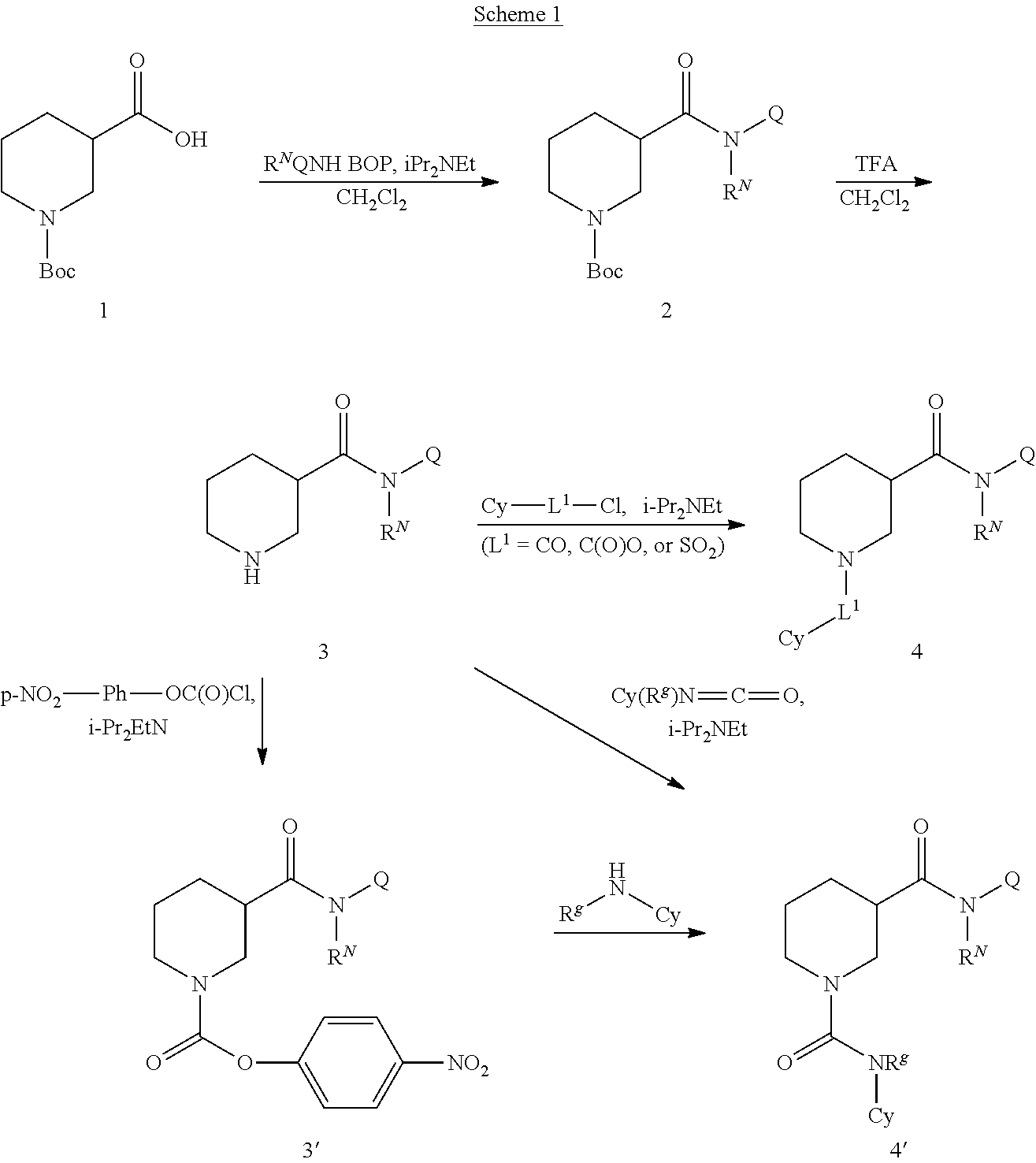 N-substituted piperidines and their use as pharmaceuticals