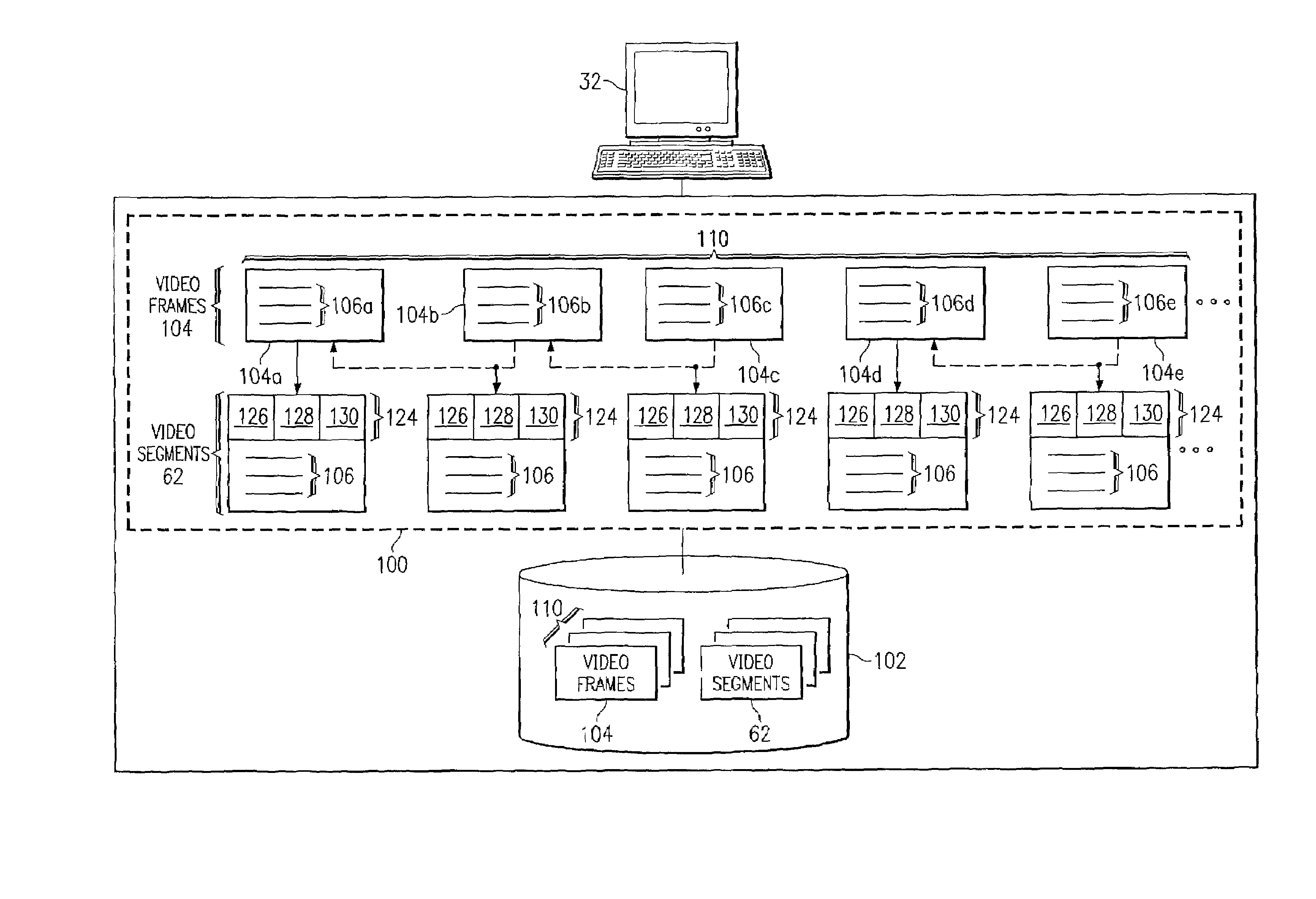 System and method for reproducing a video session using accelerated frame playback