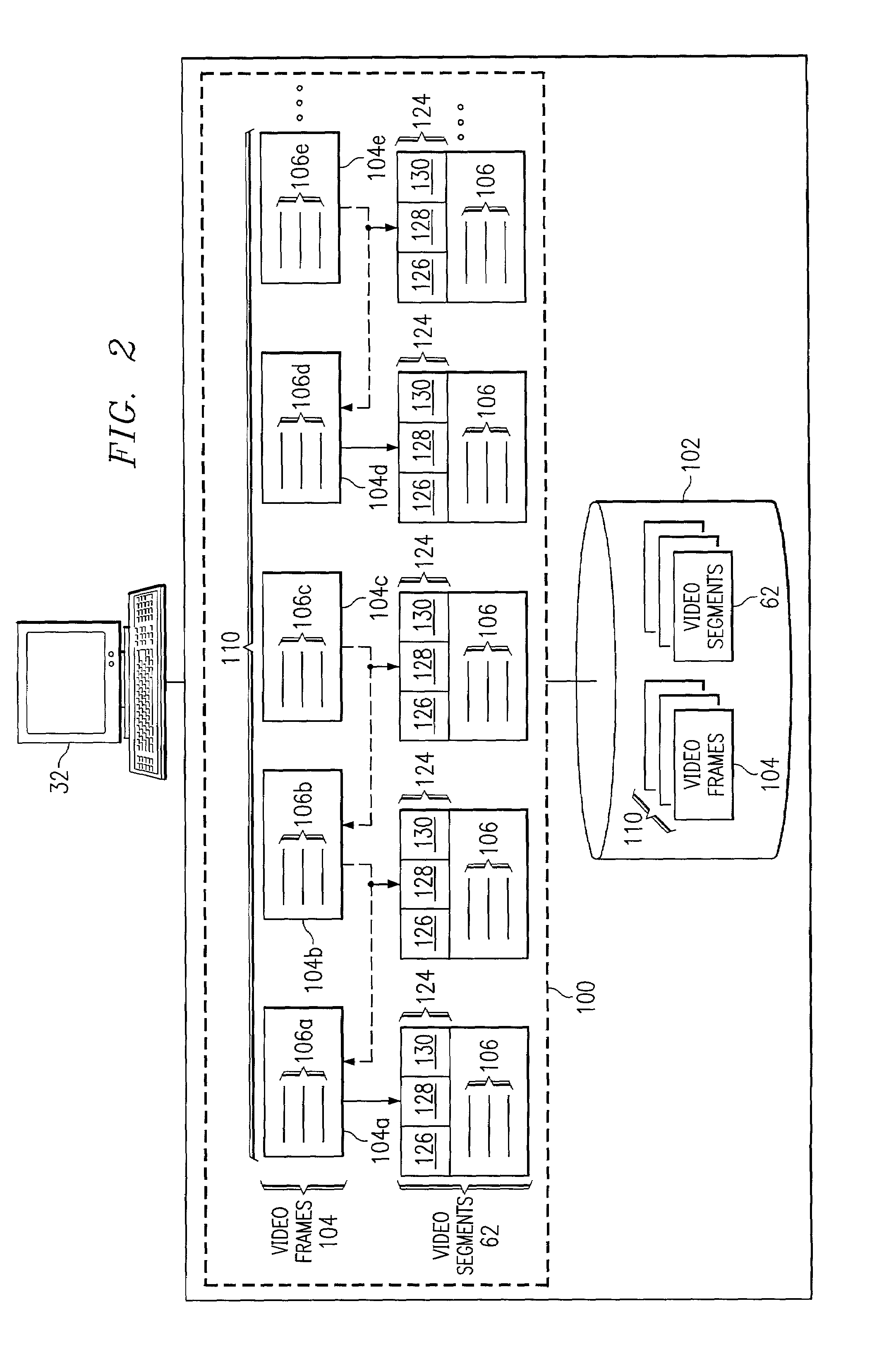System and method for reproducing a video session using accelerated frame playback