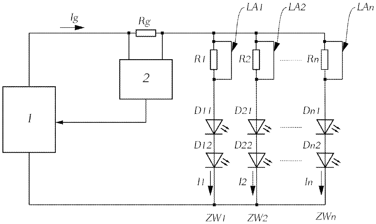 Lighting device for vehicles