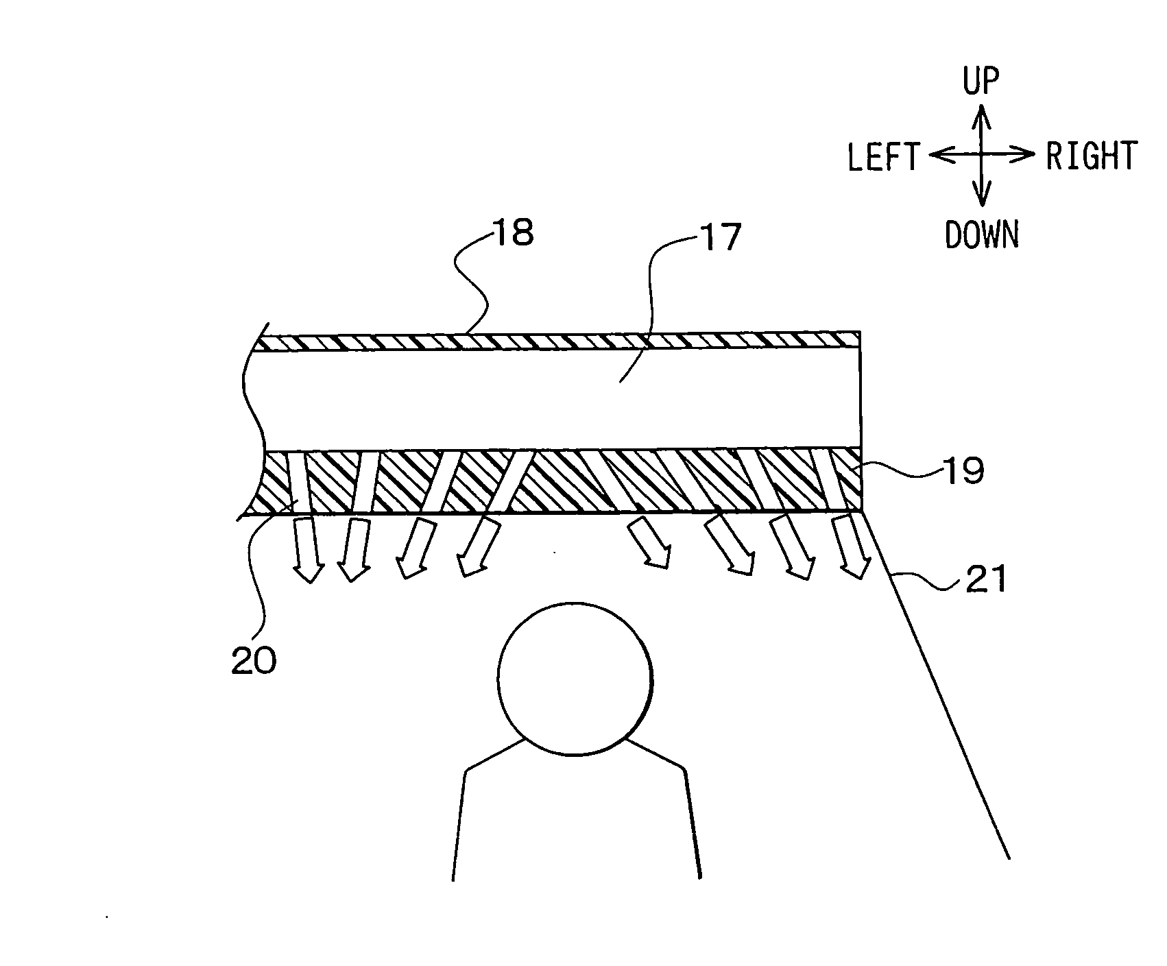 Ceiling air-blowing device for a vehicle air conditioner