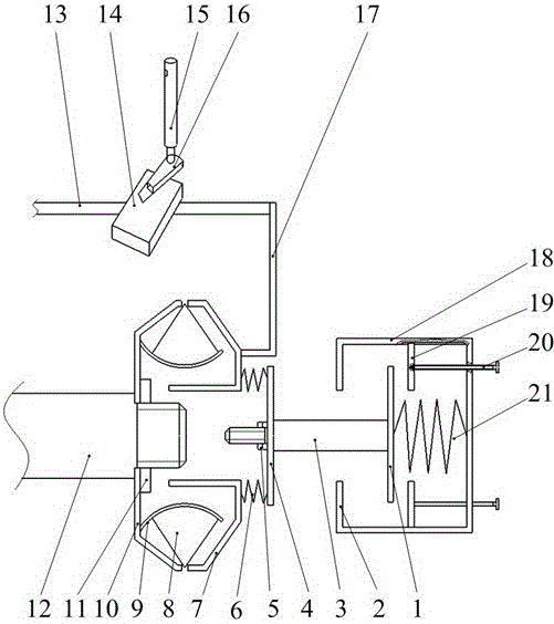 Flying cone type mechanical full speed variable speed controller for diesel engine