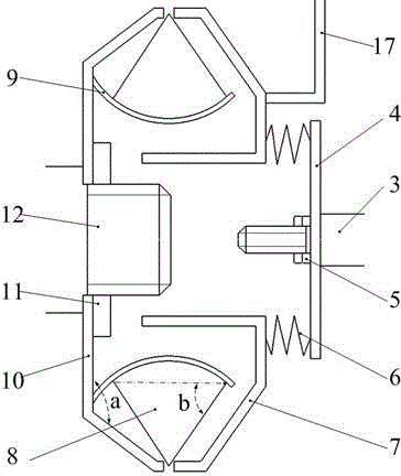 Flying cone type mechanical full speed variable speed controller for diesel engine