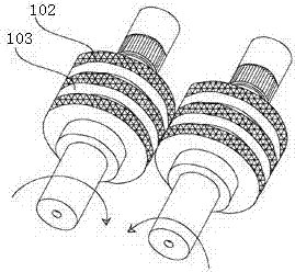 A grain moisture detection device