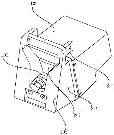 A grain moisture detection device