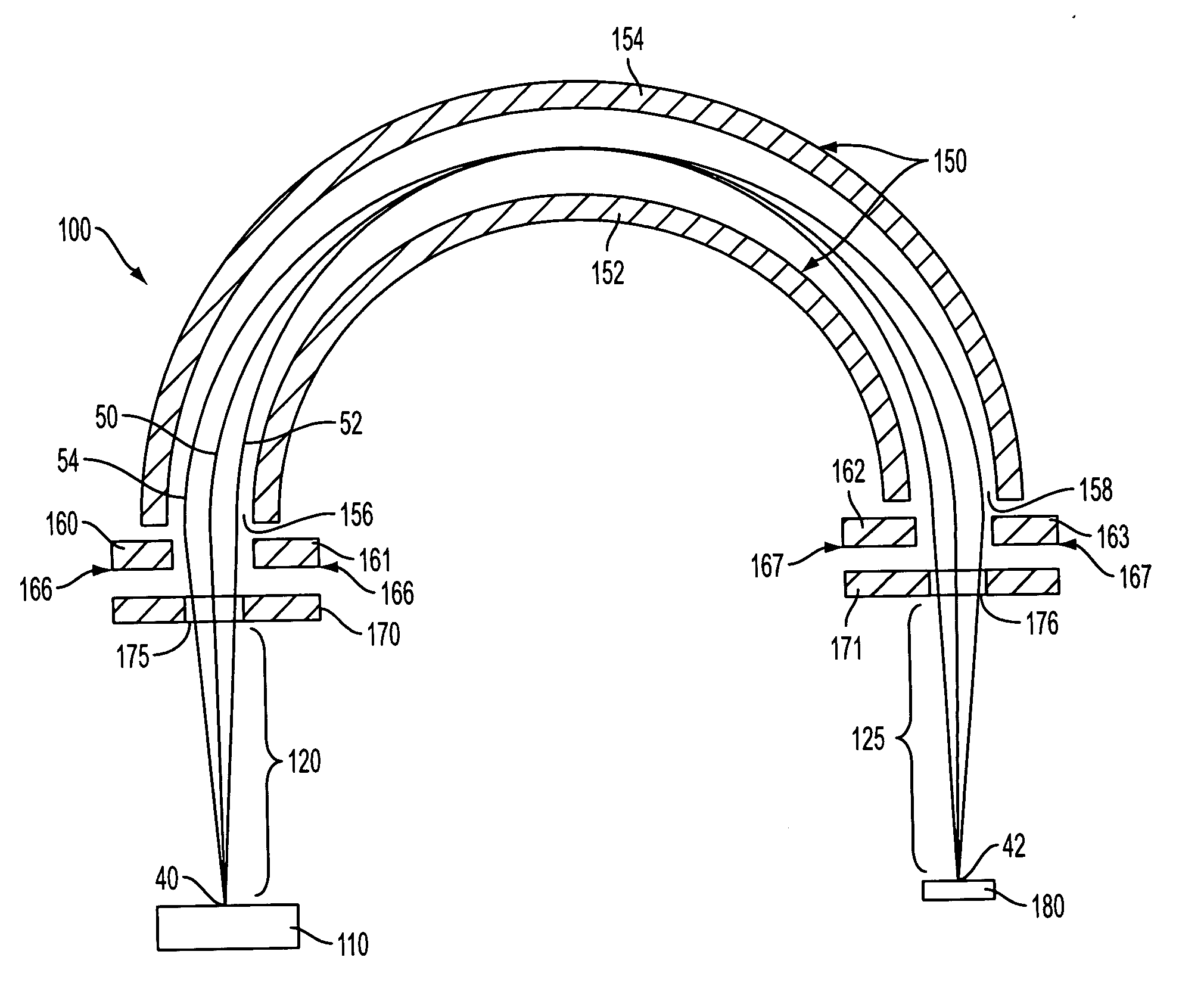 Electric sector time-of-flight mass spectrometer with adjustable ion optical elements