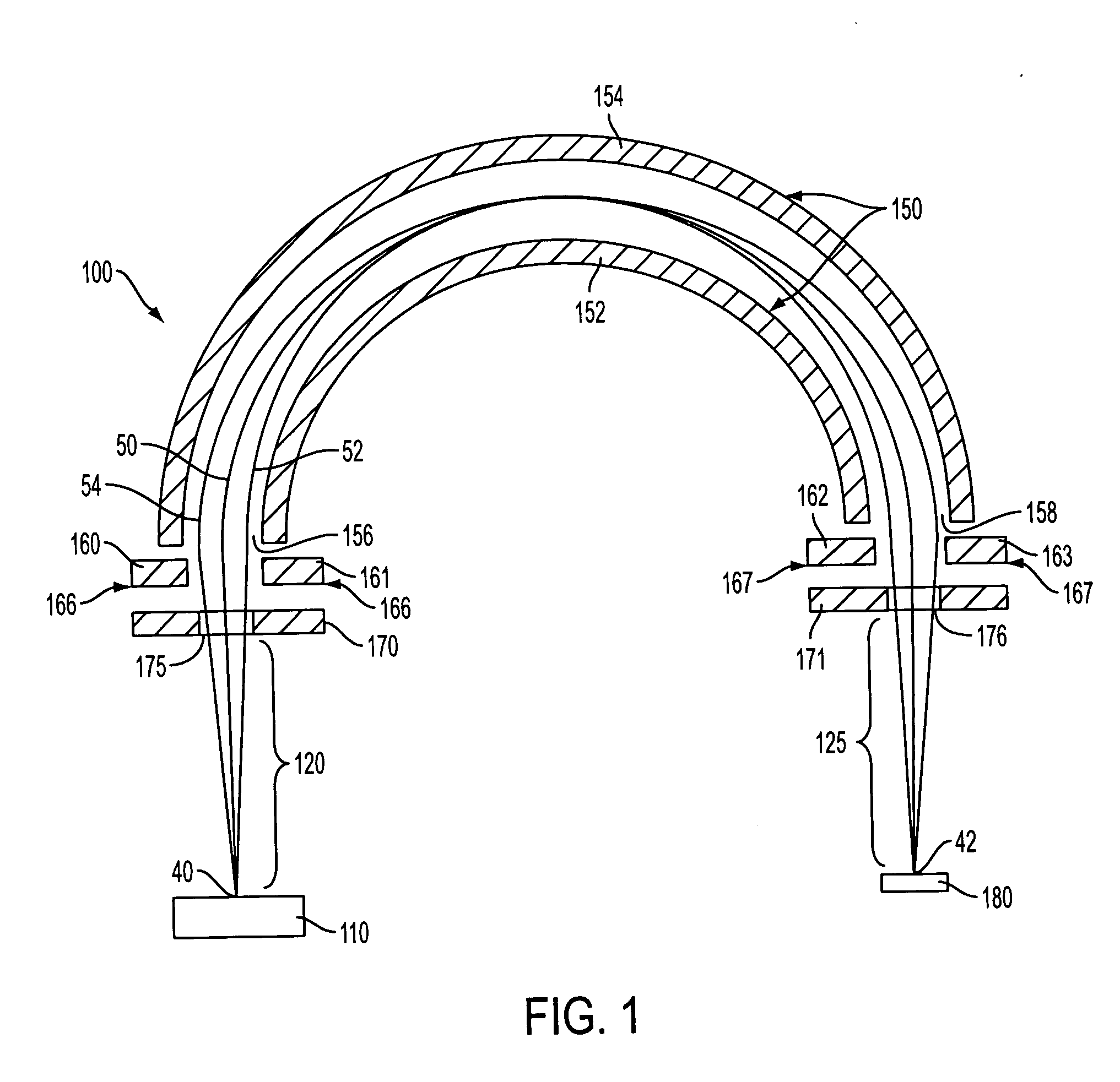 Electric sector time-of-flight mass spectrometer with adjustable ion optical elements