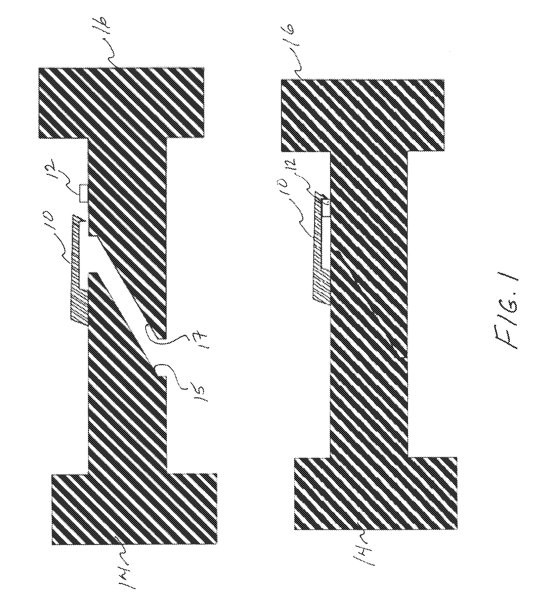 Microstructure including microstructural waveguide elements and/or IC chips that are mechanically interconnected to each other