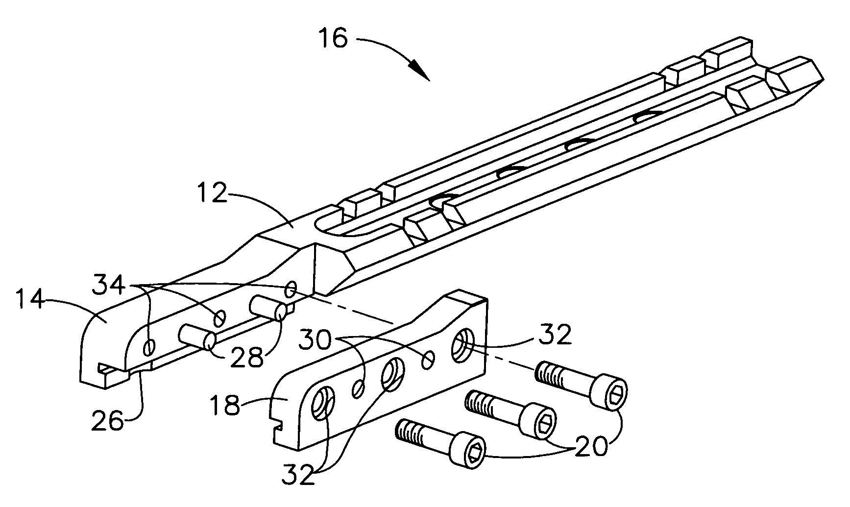 Telescope sight mount for a firearm