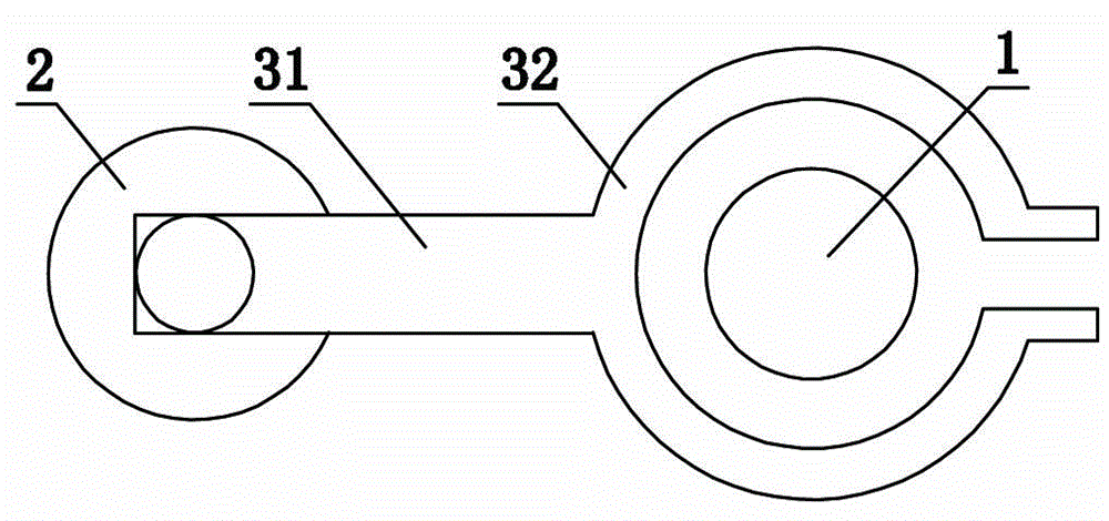 Lightning protection device with overhead insulated line