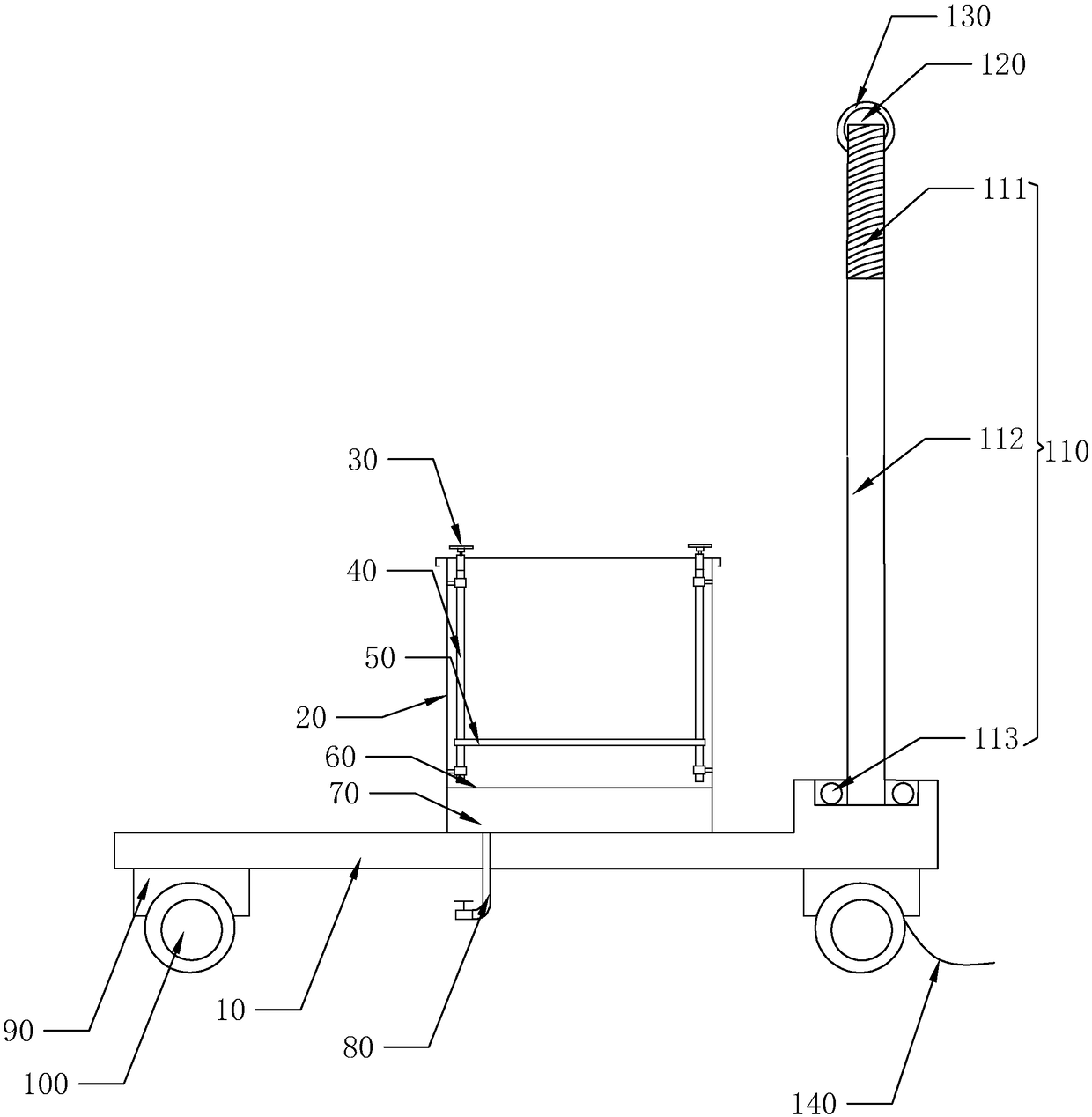 Novel wire containing barrel moving conveniently