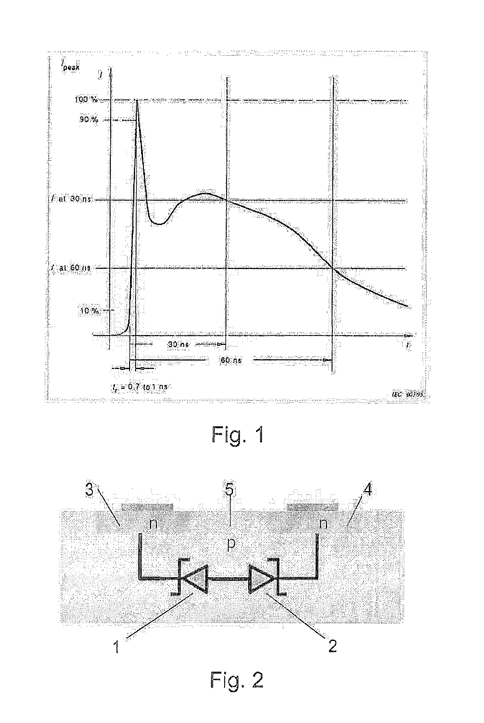 ESD-protection device, a semiconductor device and integrated system in a package comprising such a device