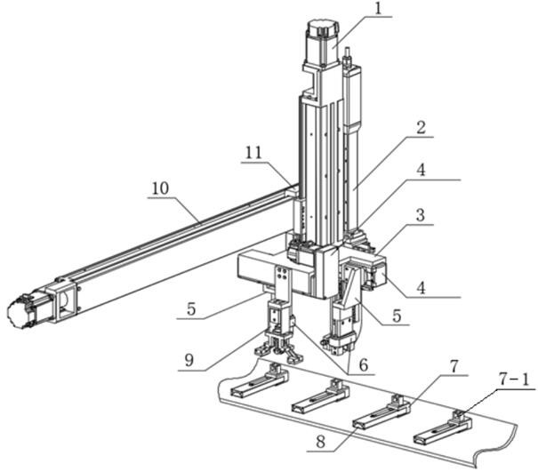 A pick-up and delivery device for special-shaped and multi-standard cigarette inner packs