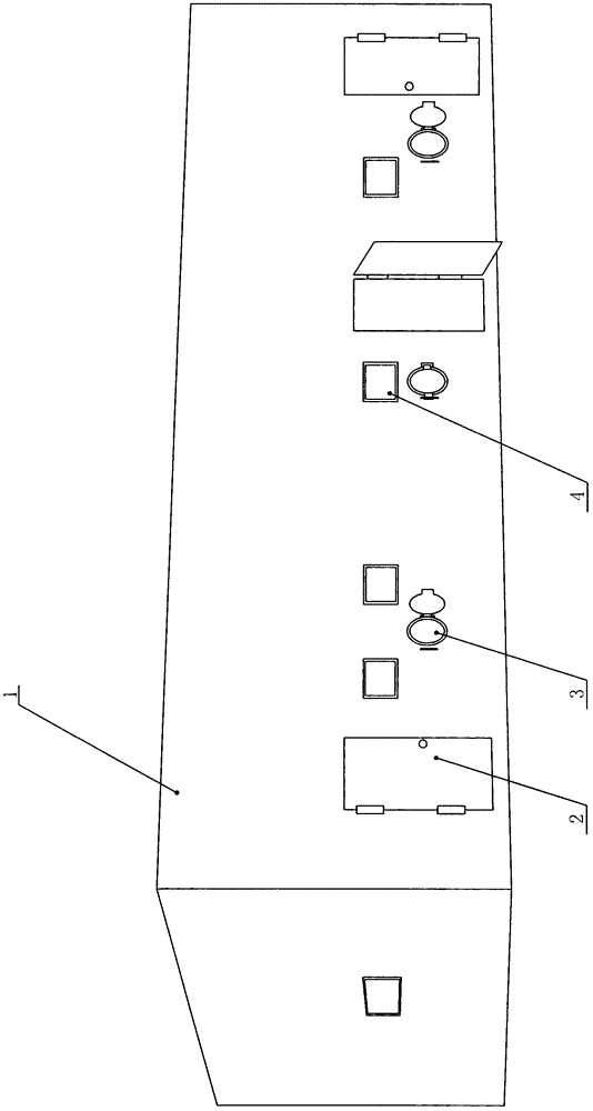 Artificial experimental cabin for peacetime and wartime special environmental health support in Northwest China