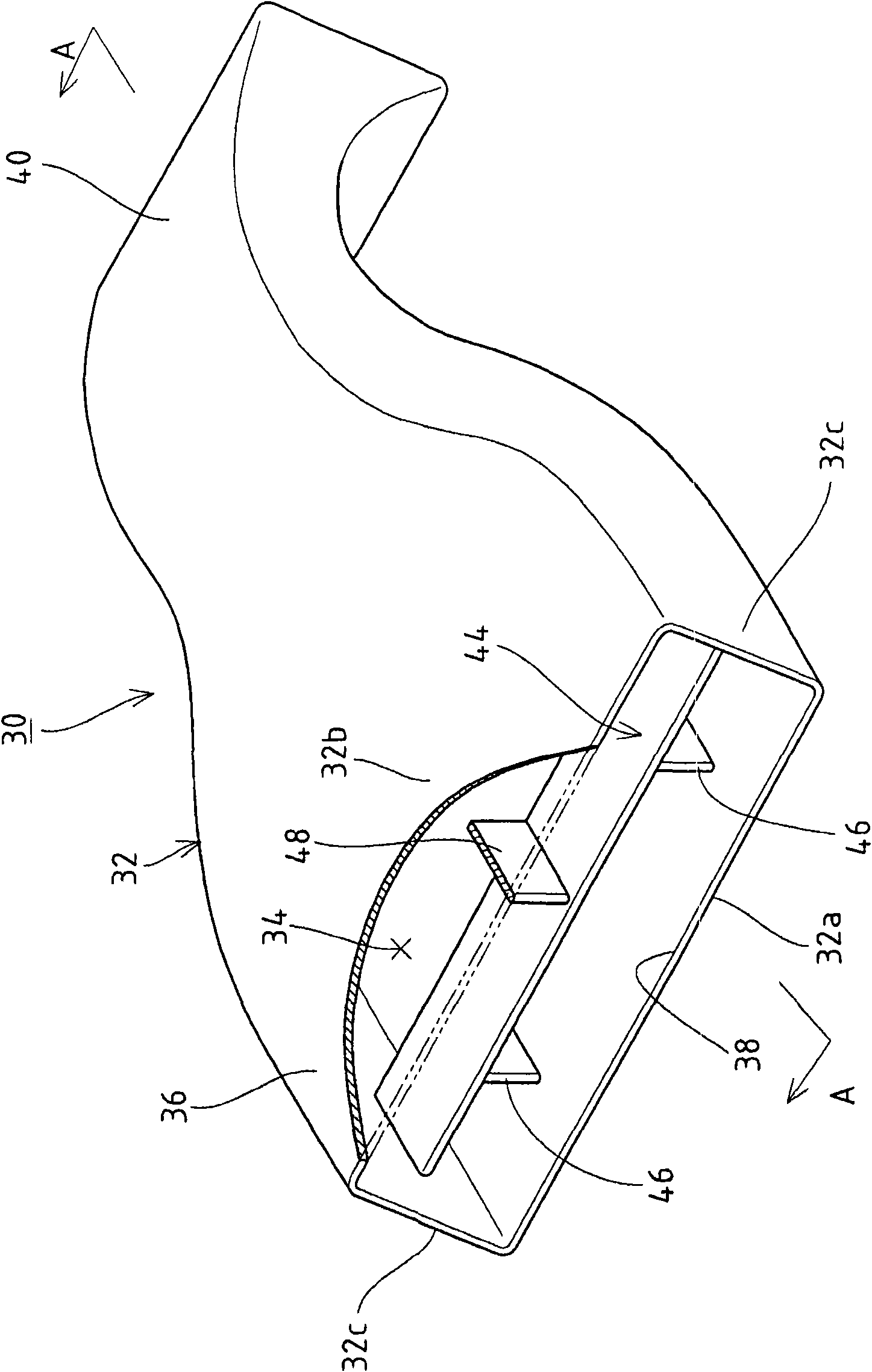 Intake duct for vehicle