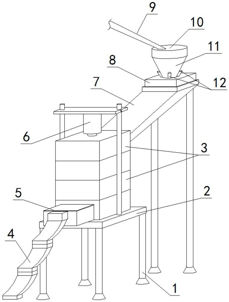 Sludge overflow prevention filter pressing device