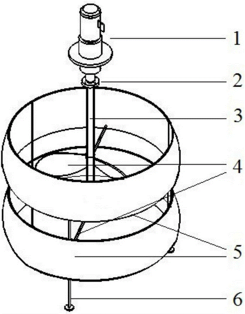 Double-layer perikinetic circulation mechanical flocculation enhancing device