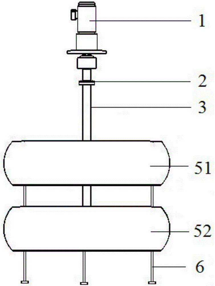 Double-layer perikinetic circulation mechanical flocculation enhancing device