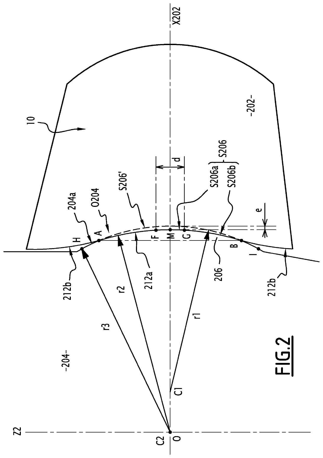 Double-regulated turbine, installation for converting hydraulic energy and process for the rehabilitation of a double-regulated turbine