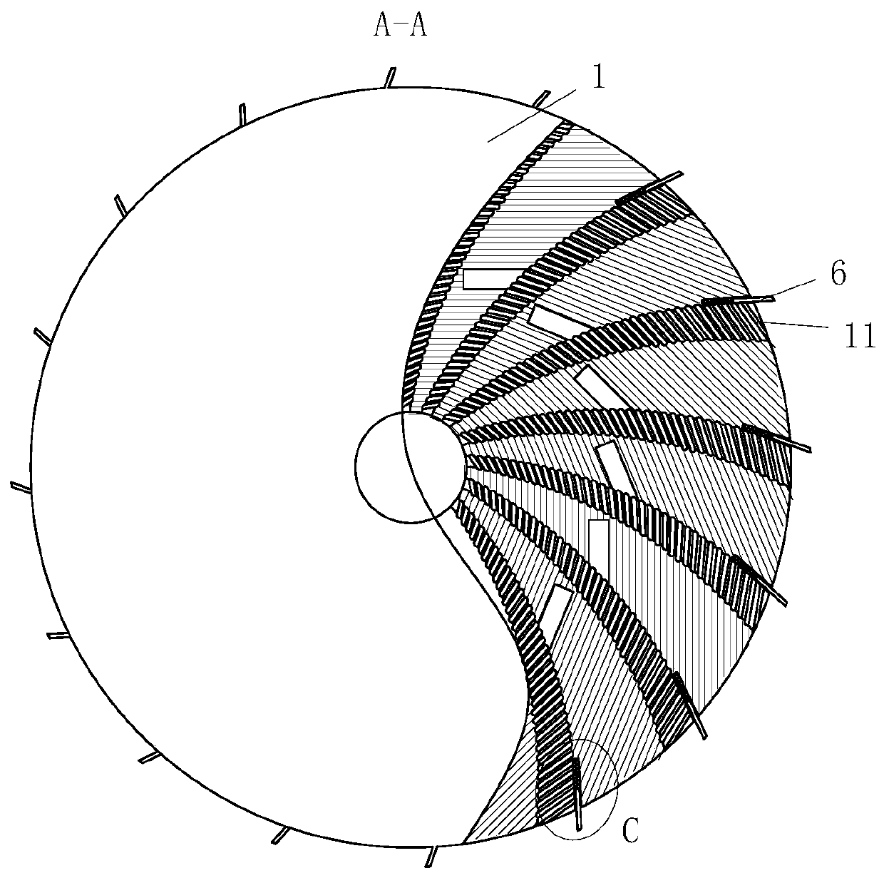 Interlink brake anti-lock brake disc