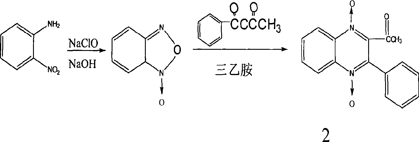 Two compounds with quinoxaline mother ring and preparation thereof