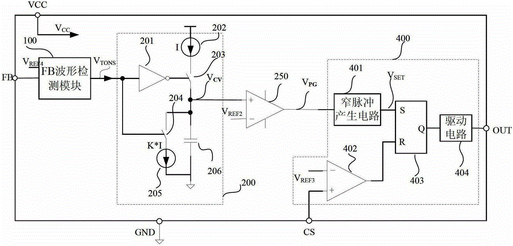 Constant current switching power supply and its constant current controller