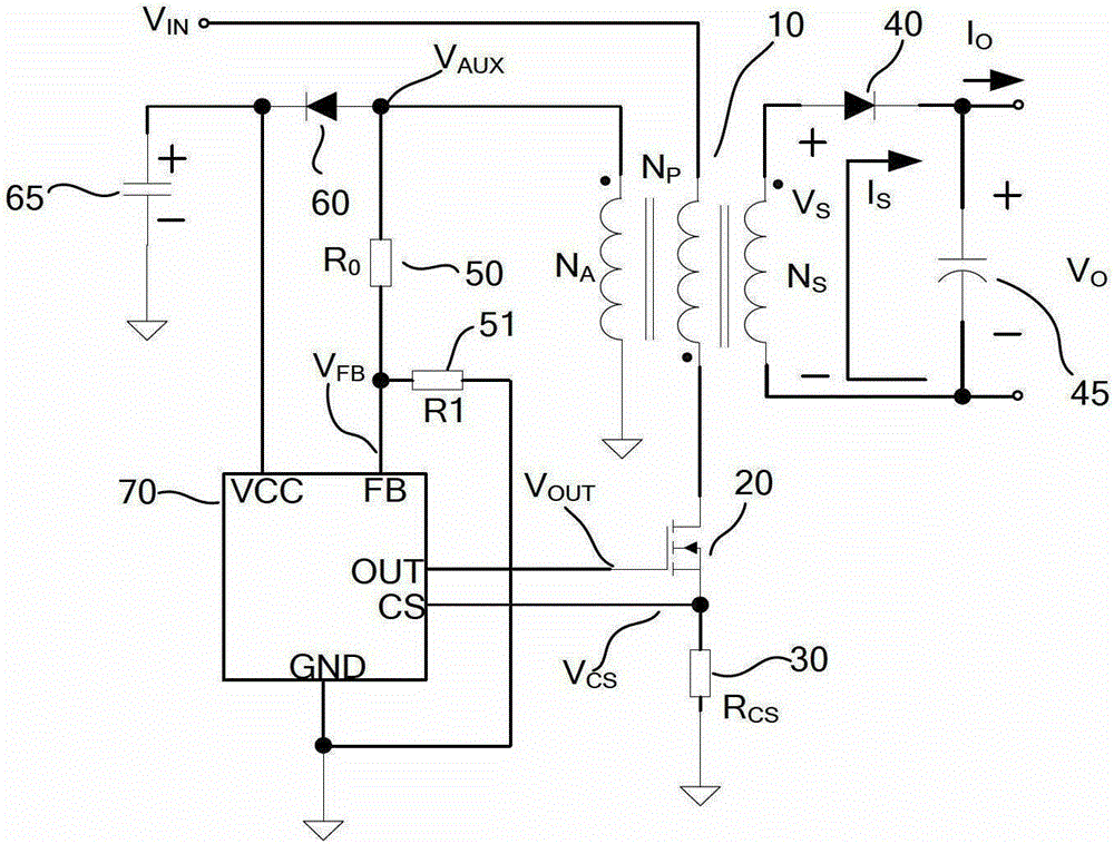 Constant current switching power supply and its constant current controller