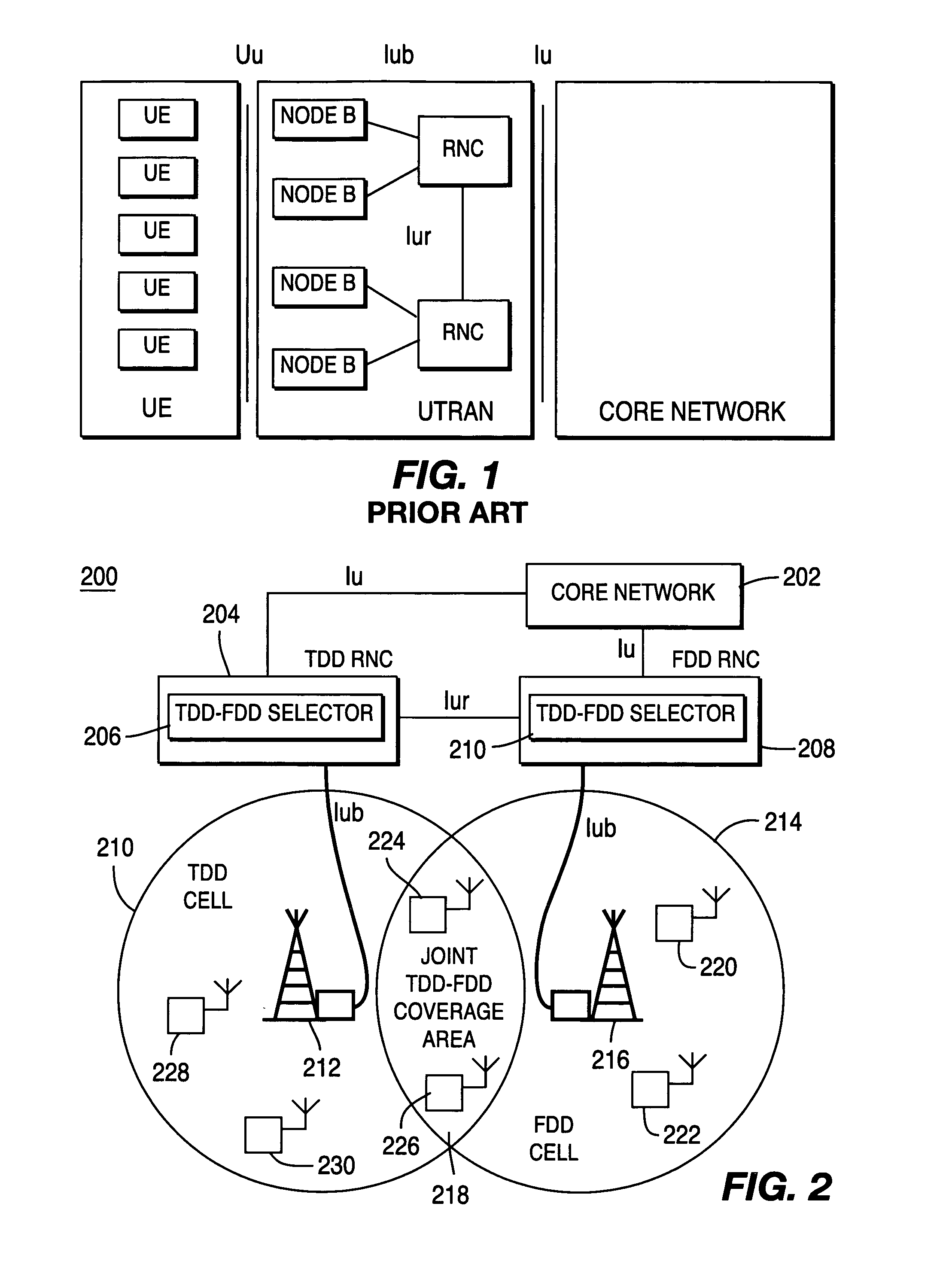 Method and system for integrating resource allocation between time division duplex and frequency division duplex in wireless communication systems