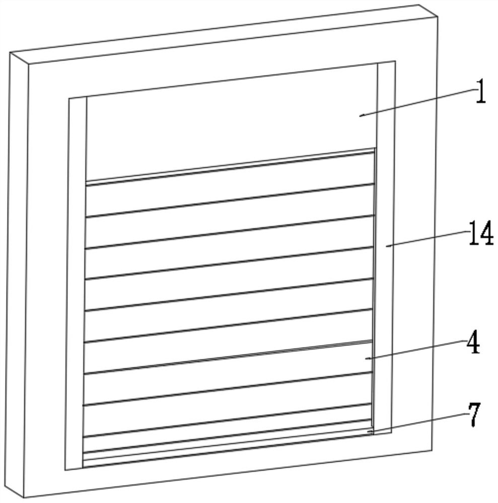 Foldable hidden assembly type fireproof curtain mounting structure