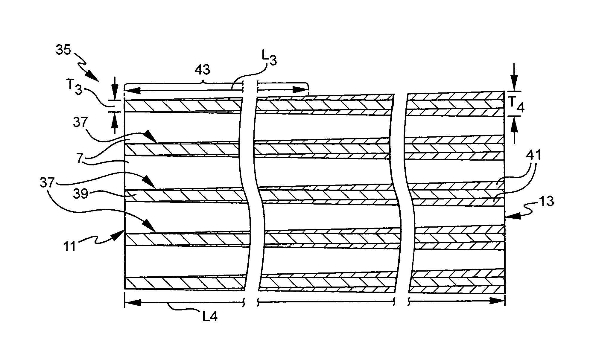 Catalytic flow-through fast light off ceramic substrate and method of manufacture