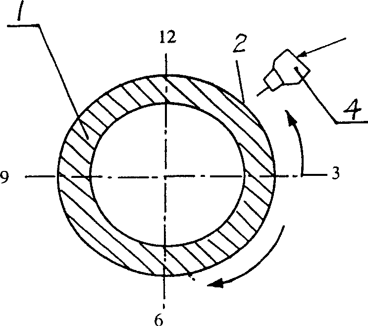 An obstacle-free butt welding method for straight pipes with small diameter