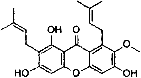 Novel application of alpha-mangostin in prevention and treatment of hyperuricemia and gout